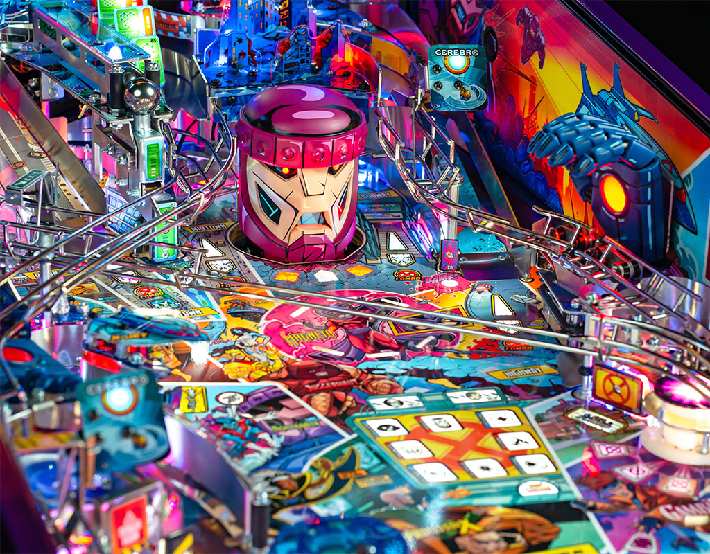 The Uncanny X-Men LE Pinball Machine - Playfield View